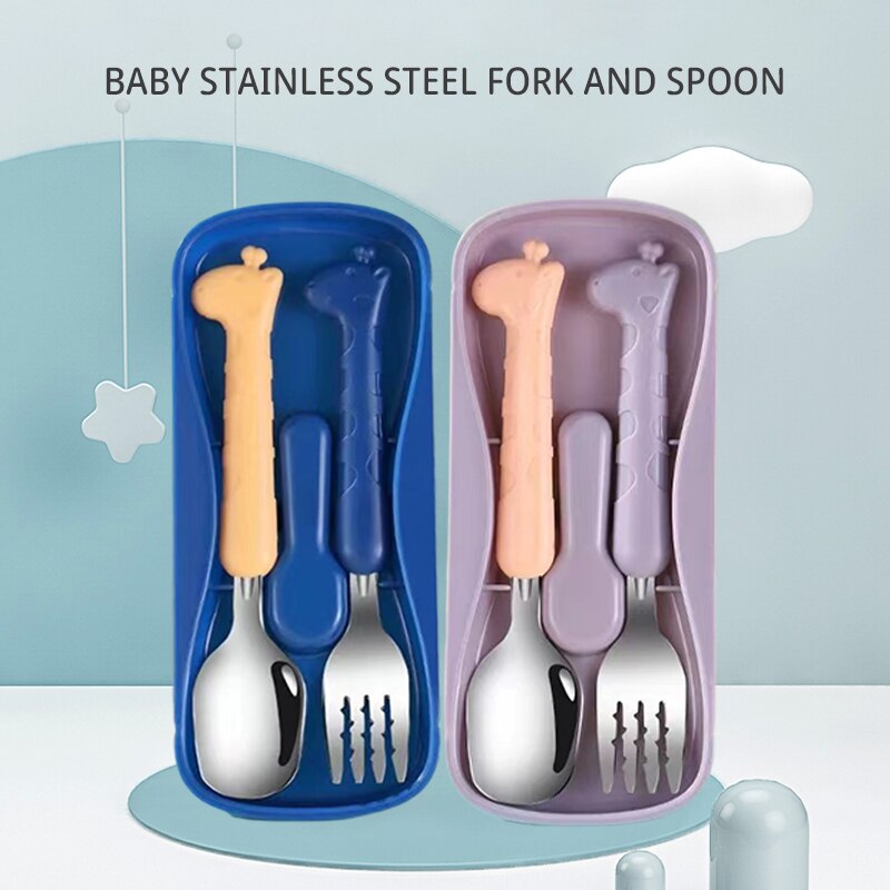 Baby Food Utensils Set - 2-Piece Children's Tableware Set | 304