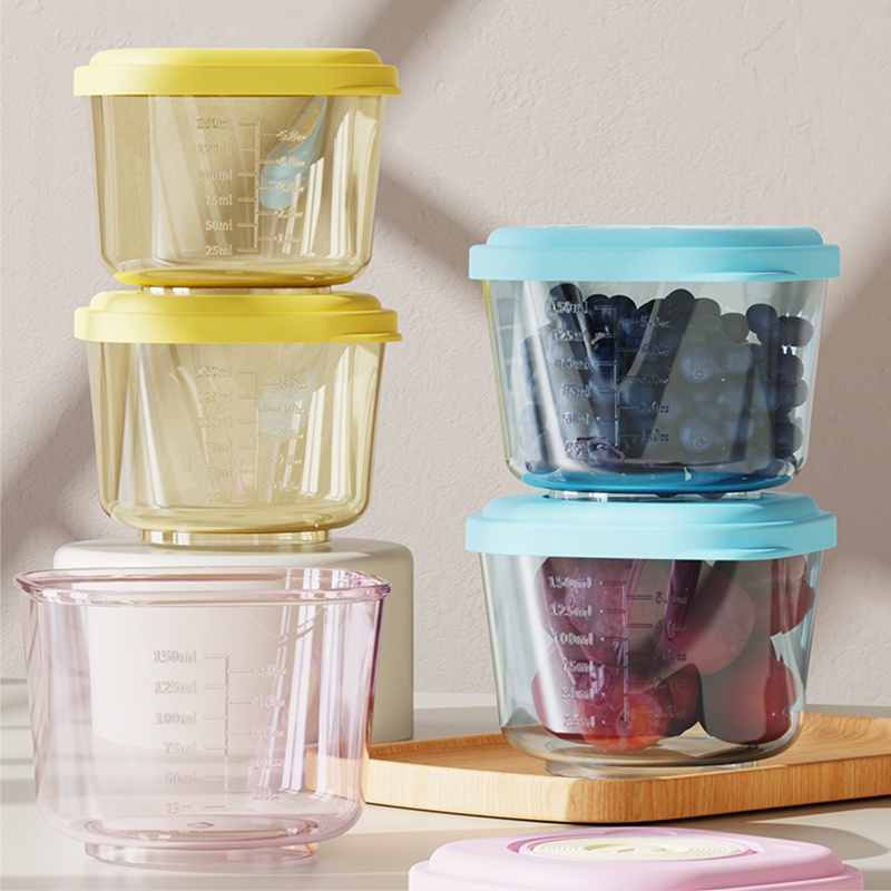 Baby Food Glass Jar - 6 Pcs Baby Food Storage Containers