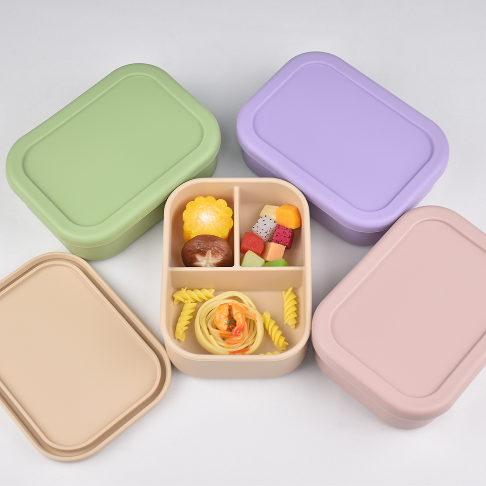 3-Compartment Food Grade Silic - огляд і ціна Baby Food Glass Jar