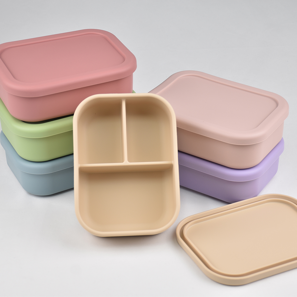 3-Compartment Food Grade Silic - огляд і ціна Baby Food Glass Jar