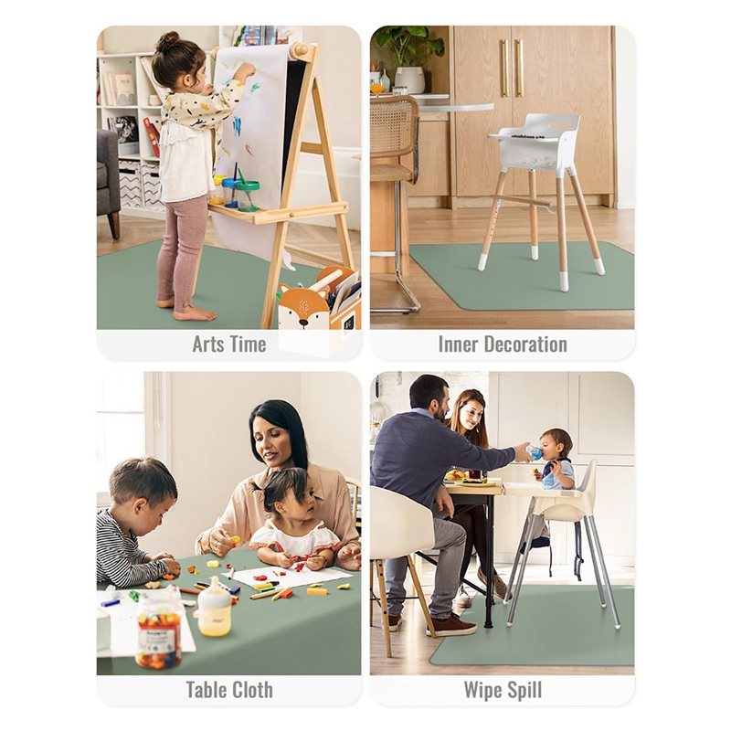 2025 Trend Splash Wipeable Bab - огляд і ціна Highchair Splash Mat