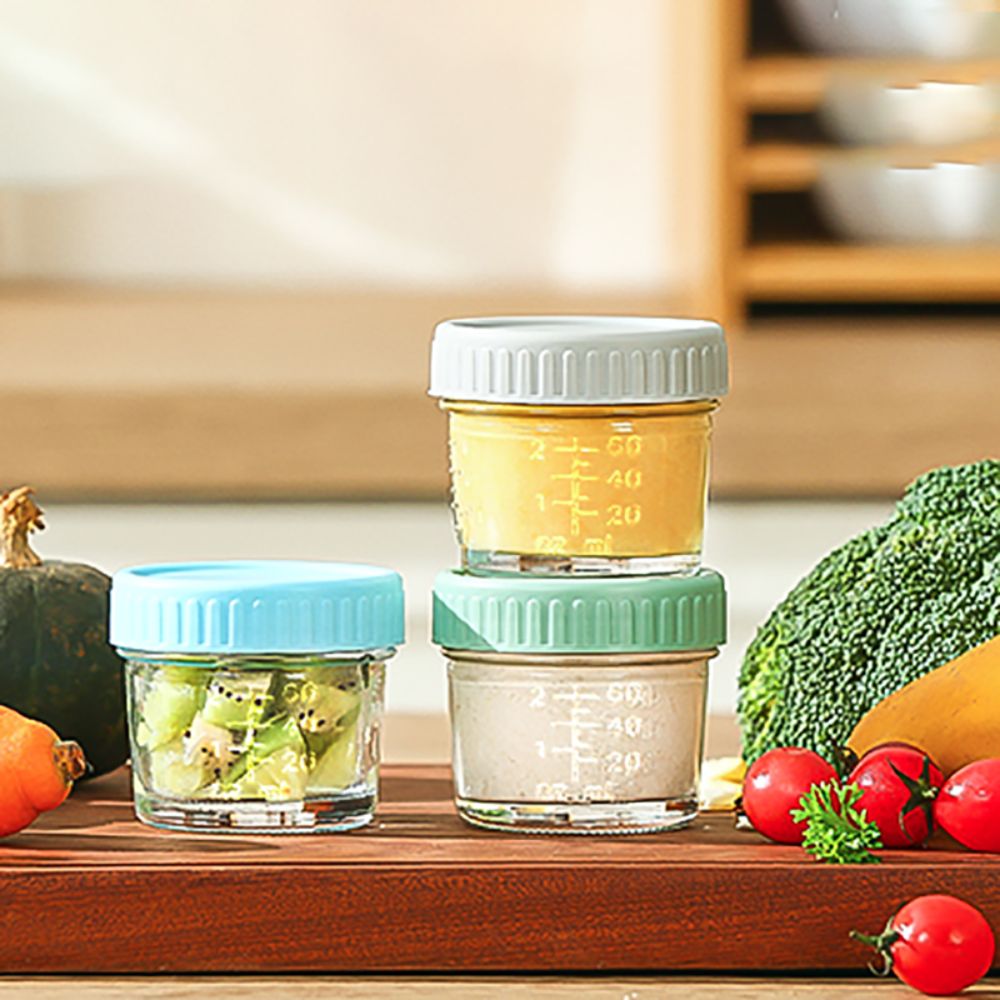6pcs Mason Jar Glass Baby Food - огляд і ціна Baby Food Glass Jar