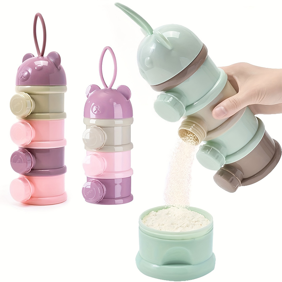 Large Capacity Baby Milk Powde - огляд і ціна Baby Food Glass Jar