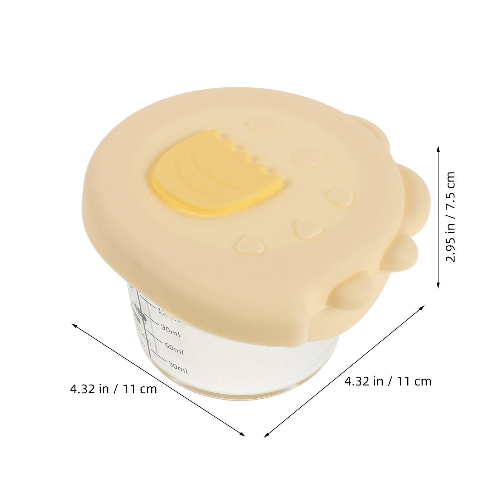 2Pcs Baby Food Storage Bowls G - огляд і ціна Baby Food Glass Jar