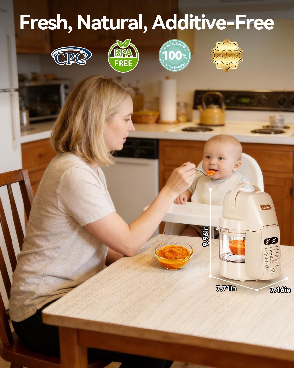 9 in 1 Baby Food Maker,Auto Gl - огляд і ціна Baby Food Maker And Steamer