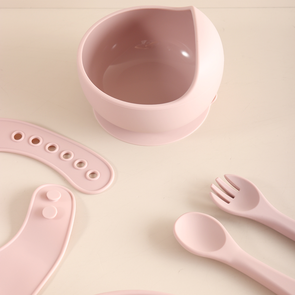 5pcs Bunny Baby Utensils Set,  - огляд і ціна Baby Food Utensils Set