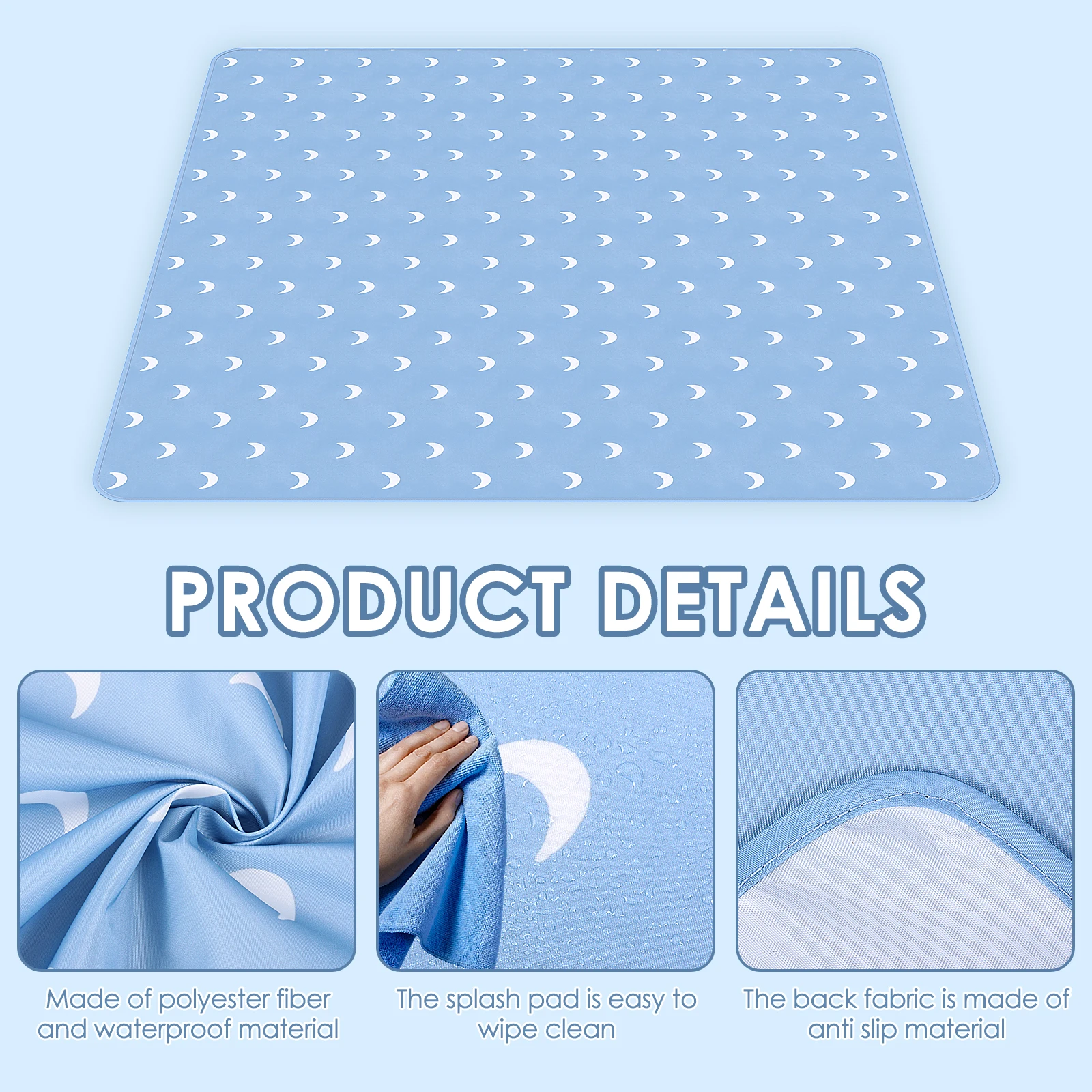 Baby Play Mat 51 Inch Waterpro - огляд і ціна Highchair Splash Mat