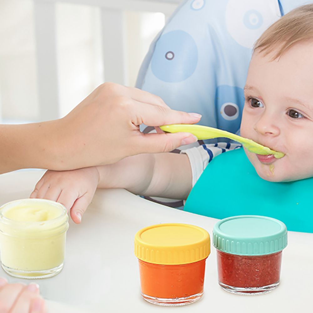 6pcs Glass Baby Food Jar Reusa - огляд і ціна Baby Food Glass Jar