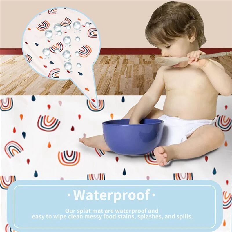 【FLASH DEAL】Anti-Slip Floor Sp - огляд і ціна Highchair Splash Mat