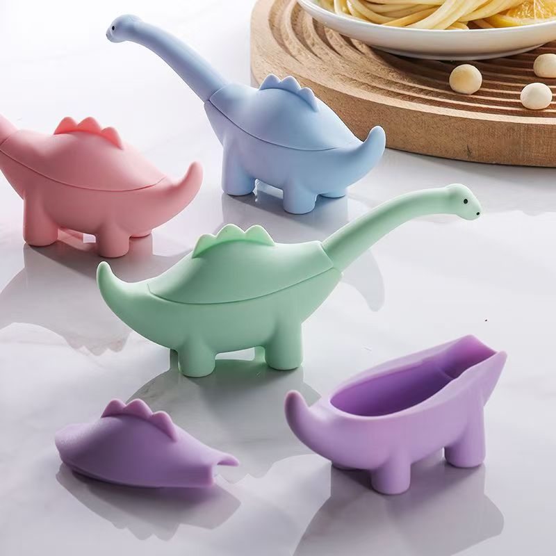 Dinosaur Baby Feeding Tablewar - огляд і ціна Baby Food Utensils Set