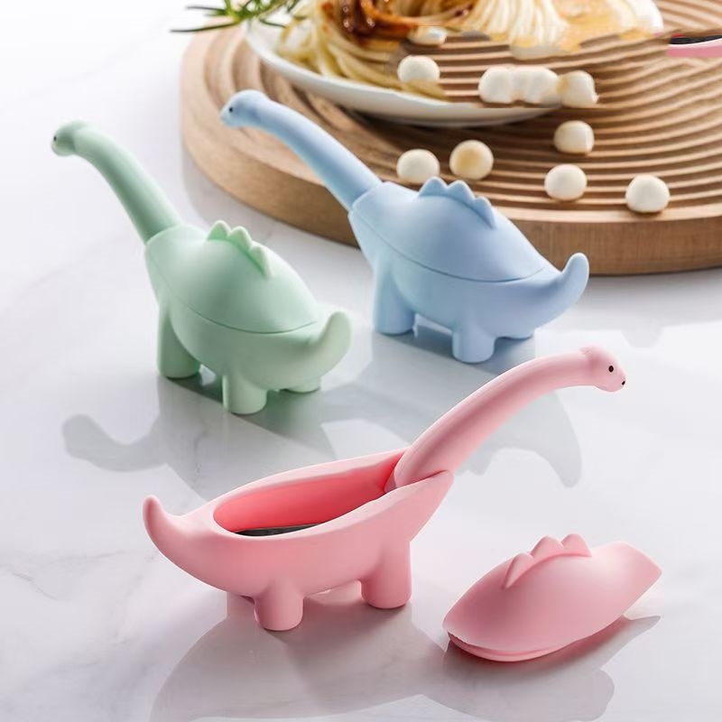 Dinosaur Baby Feeding Tablewar - огляд і ціна Baby Food Utensils Set