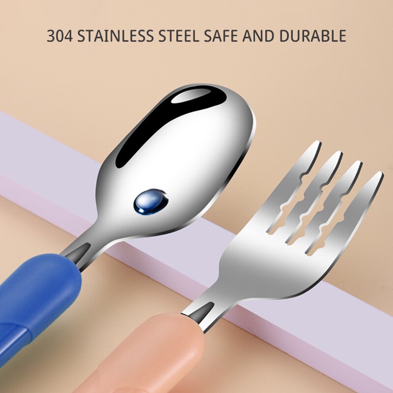 2-Piece Children's Tableware S - огляд і ціна Baby Food Utensils Set
