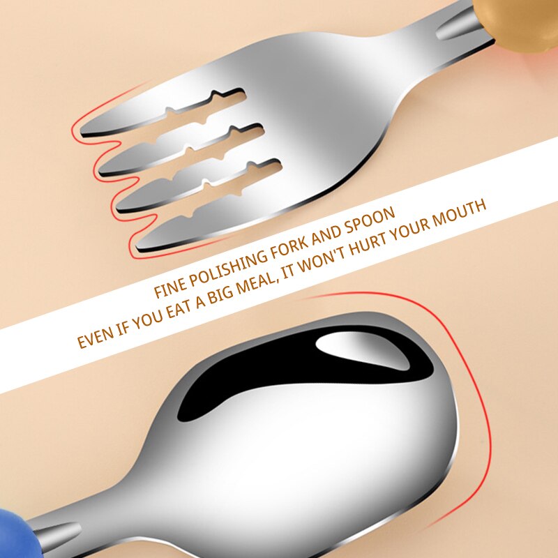2-Piece Children's Tableware S - огляд і ціна Baby Food Utensils Set