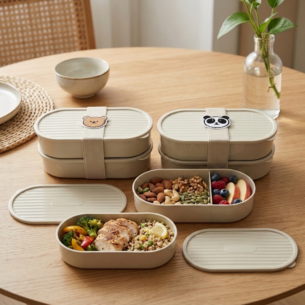 2Pcs/Set Cartoon Kids Bento Bo - огляд і ціна Baby Food Fruits