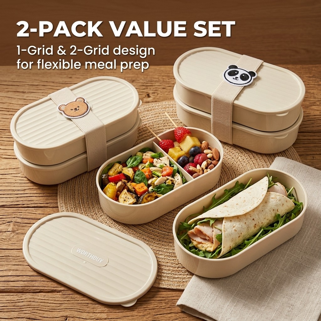 2Pcs/Set Cartoon Kids Bento Bo - огляд і ціна Baby Food Fruits