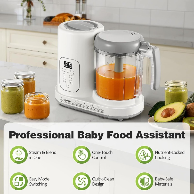Baby Food Maker Steamer Blende - огляд і ціна Baby Food Maker And Steamer