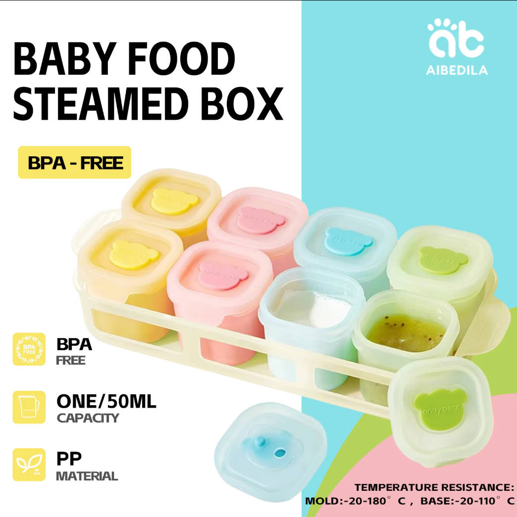 AIBEDILA Baby Silicone Food Fr - огляд і ціна Baby Food Glass Jar