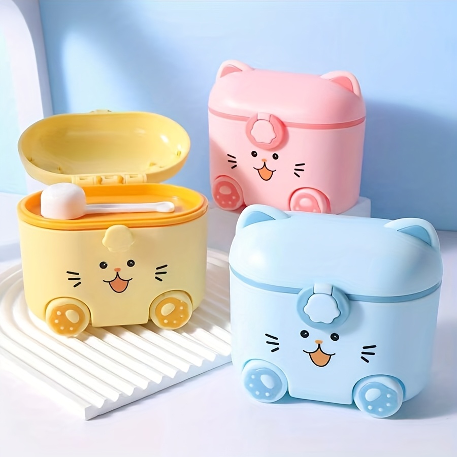 Cute Cat Milk Powder Container - огляд і ціна Baby Food Glass Jar