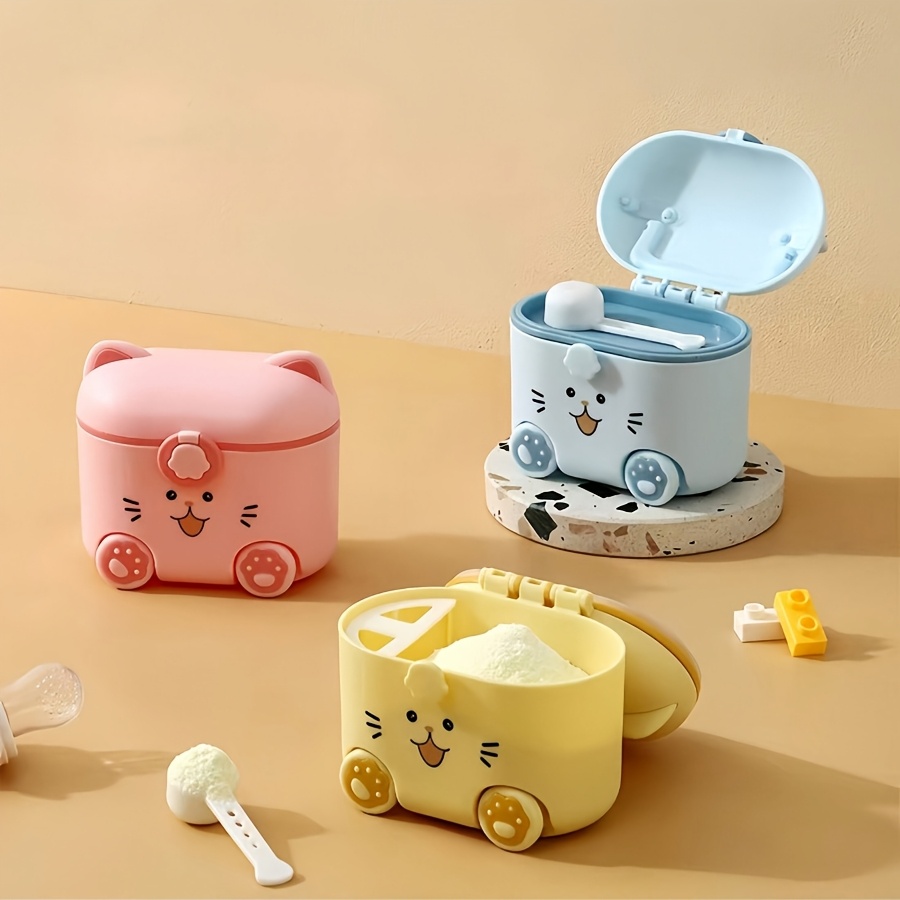 Cute Cat Milk Powder Container - огляд і ціна Baby Food Glass Jar