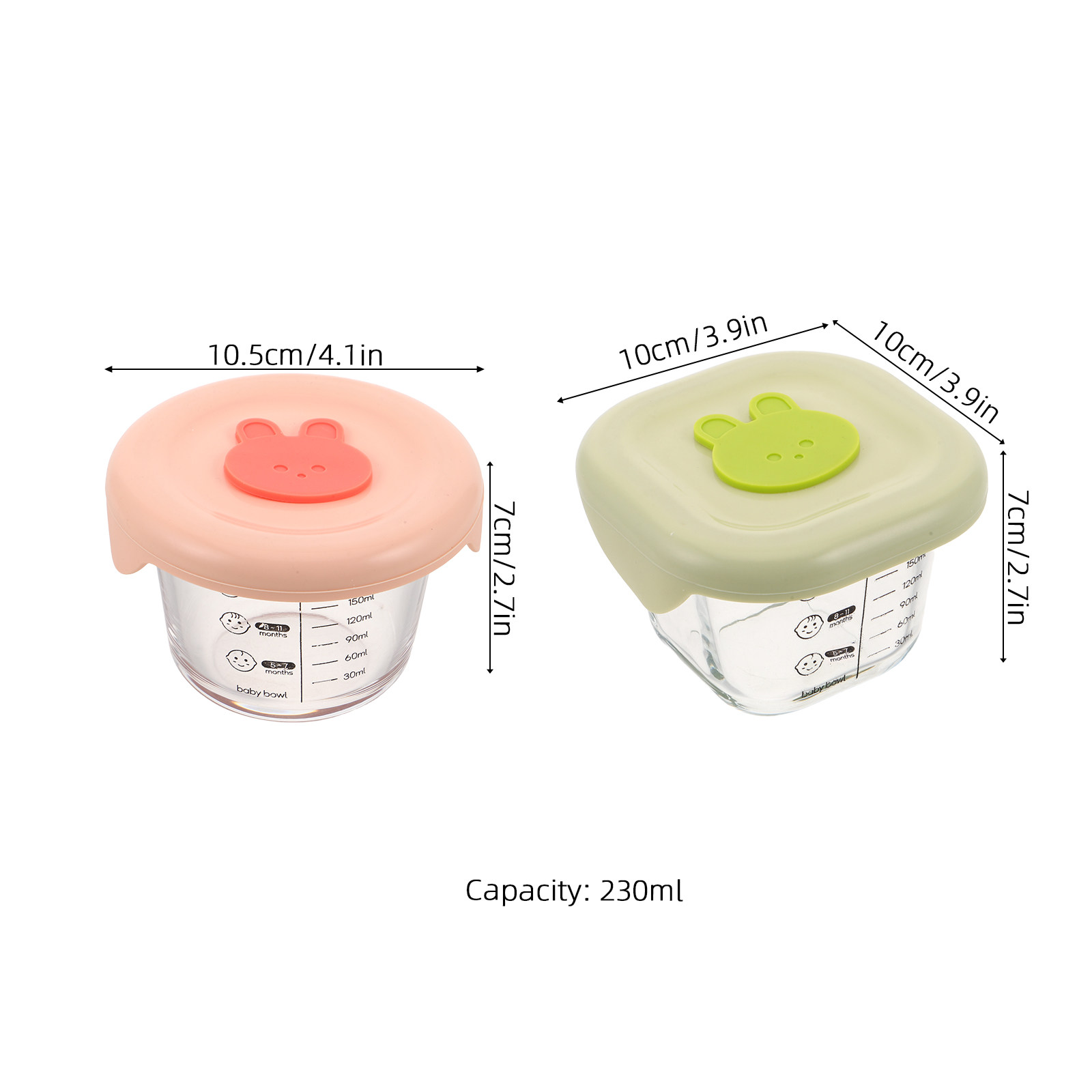 2Pcs Baby Food Storage Contain - огляд і ціна Baby Food For Travelling
