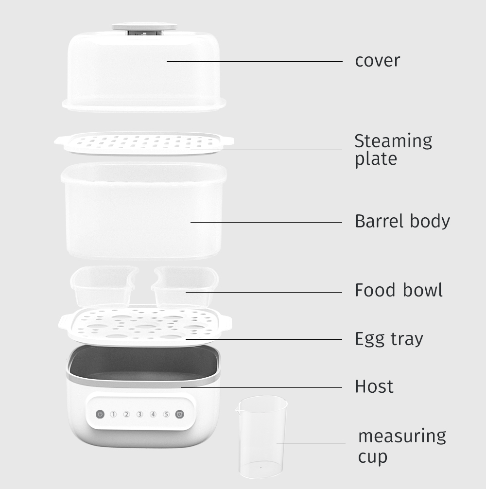 Supports Customized 2 Layer El - огляд і ціна Baby Food Maker And Steamer