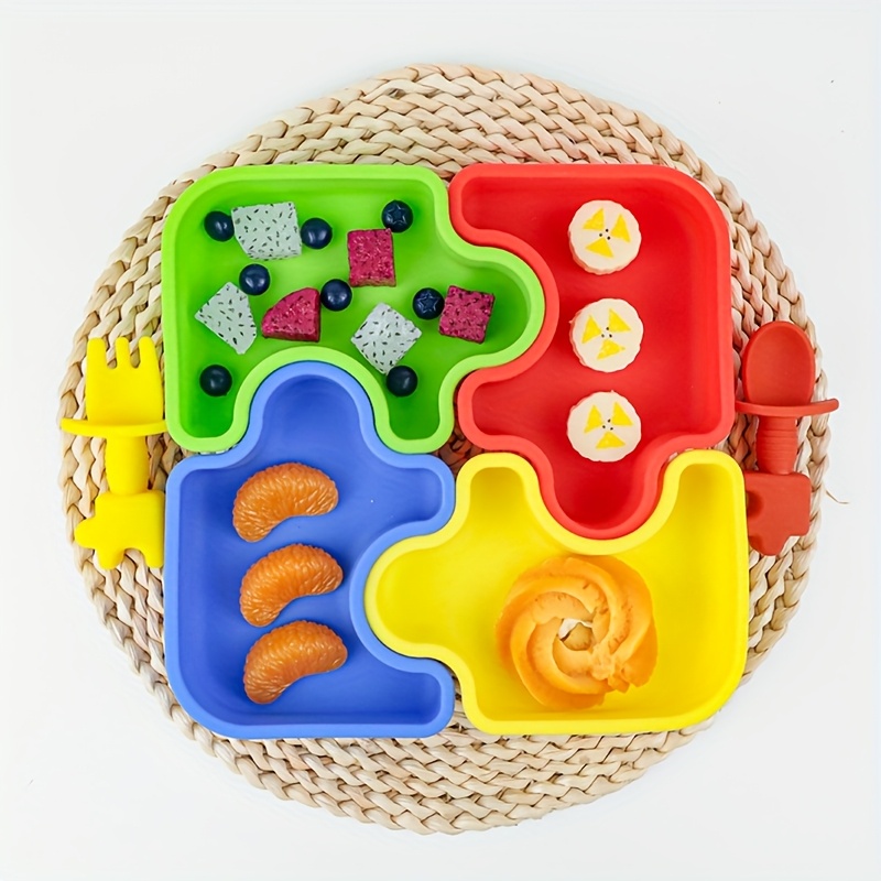 6pcs/Set baby Silicone Feeding - огляд і ціна Baby Food Utensils Set