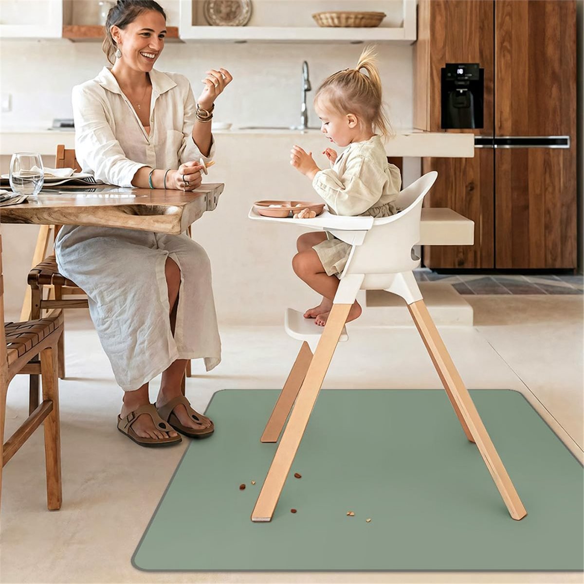 【COUNTDOWN DEAL】 Baby Splat Ma - огляд і ціна Highchair Splash Mat