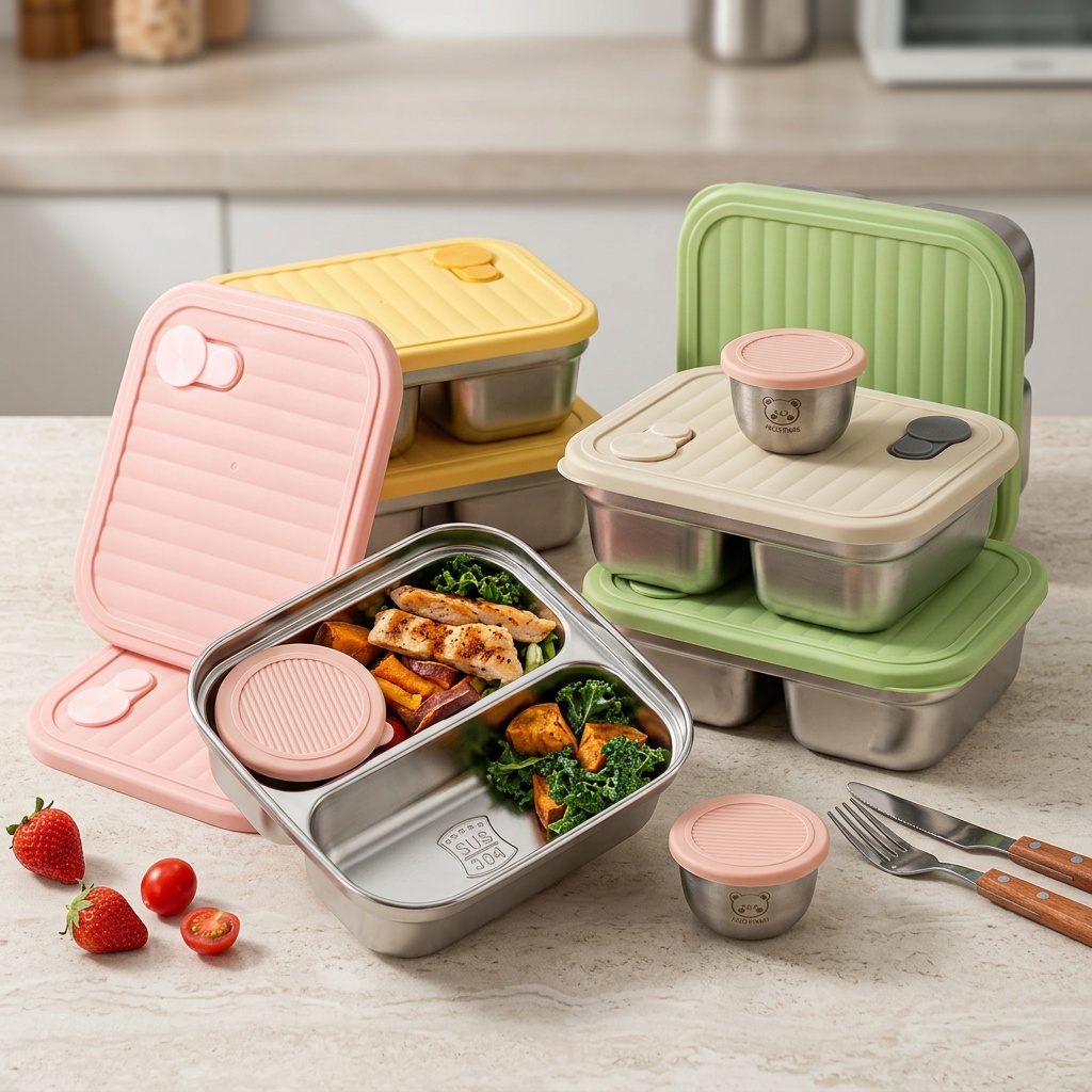 304 Stainless Steel Lunch Cont - огляд і ціна Baby Food Fruits