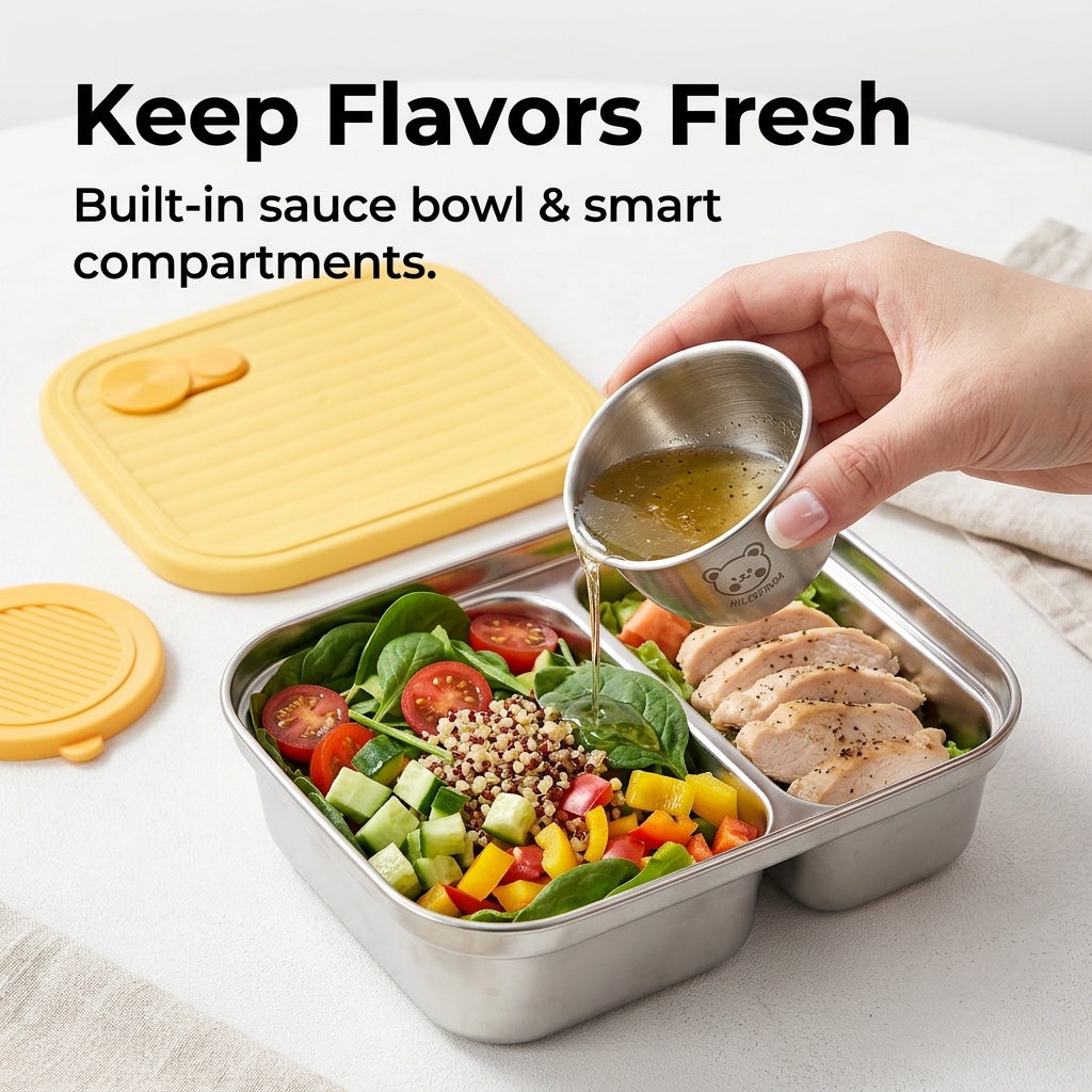 304 Stainless Steel Lunch Cont - огляд і ціна Baby Food Fruits