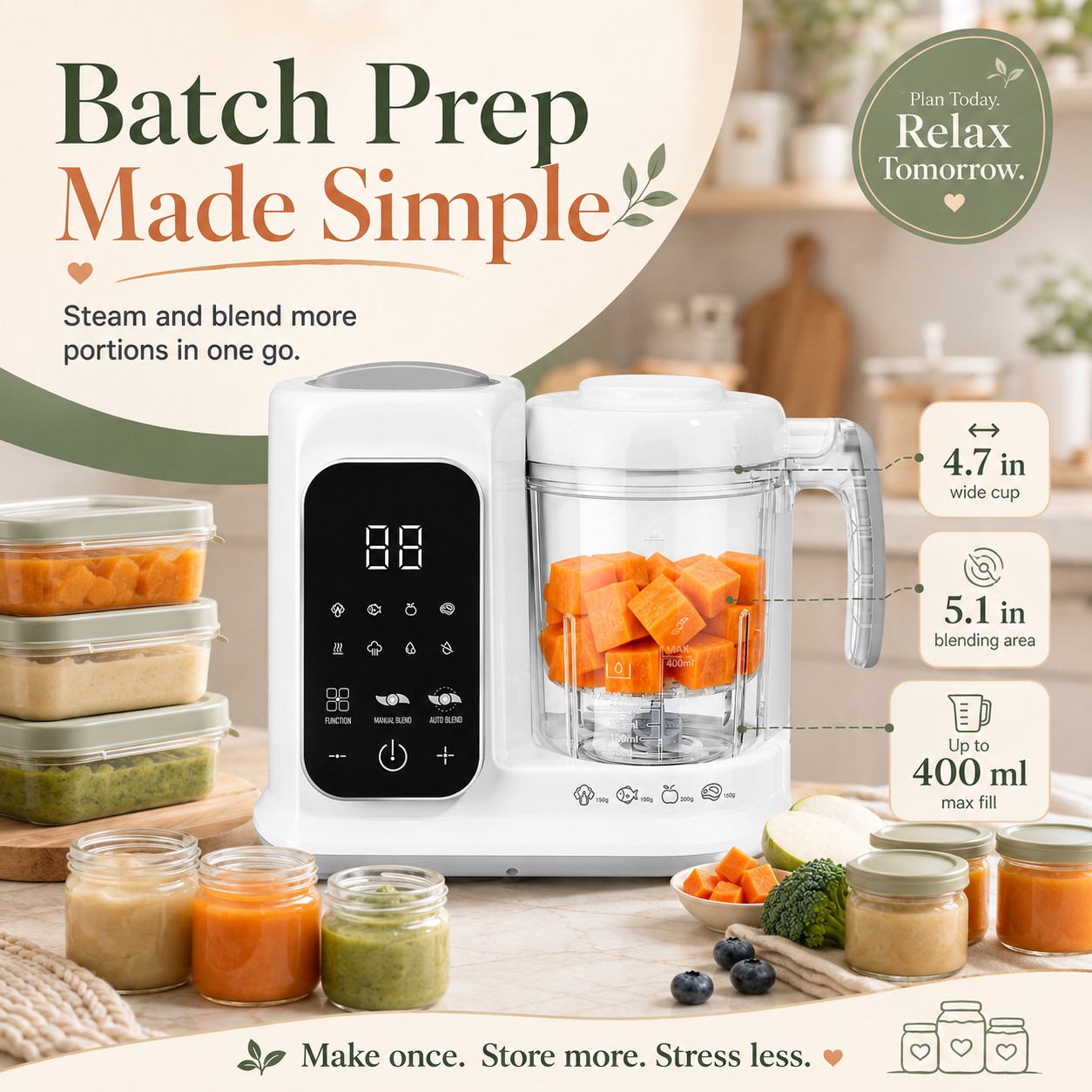 Household Infant Food Making U - огляд і ціна Baby Food Maker And Steamer