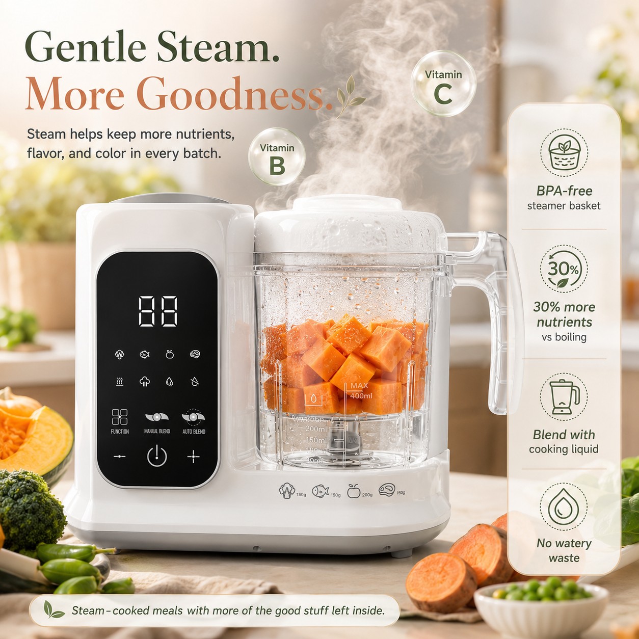 Household Infant Food Making U - огляд і ціна Baby Food Maker And Steamer